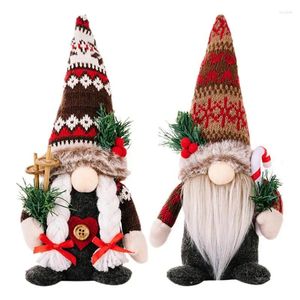 Рождественские украшения гномы плюшевые украшения привлекательные украшения для вечеринки фестиваль фестиваля для вечеринок без безличальной кукла для Office Home Decor Toys