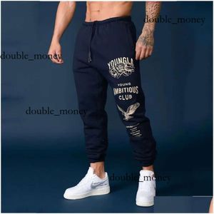 YOUNGLA PANT Mens Americano Estilo Esportivo Lazer Ginástica Running Fitness Training Pants Drop Deliver