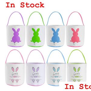 Andere festliche Partyversorgungen Ostern Korb Großhandel niedliche Bunny -Ohr -Eimer kreative Süßigkeit Geschenktasche Osts Eiertaschen mit Rabbiner dhzbbbbbbbbbbbb.