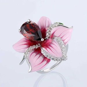 Обручальные кольца красивые розовые кольцо женская обручальная кольцо женская женская модная украшения подарки