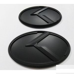 Adesivos de carro 2pcs Novo 3D Black K Logotipo emblema emblema adesivo FIT Kia Optima K5 2011CAR emblemas1331716 Drop Deliver