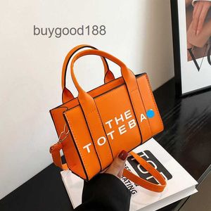 Designer Marcj High-End Tote Bag French Handbag Womens Bag Quality Korean Edition Small Square 2024 Ny personlig modependlare