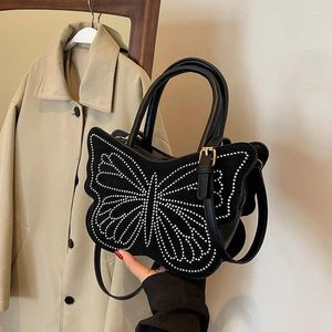 Shoulder Bags Fashion Retro Butterfly Crossbody For Women Girls Clutch Purse Handbags Vintage Female Small Square Bag