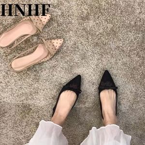 Hnhf sandale mesh polka dot y ferse anmutig spitze