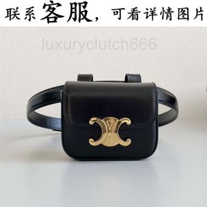 Новая леди на плече сумки для продукта Ce Bag Triumphal Arck Arch Taiste Match Mouth Red Bag Guantuine Leather Tock Pack