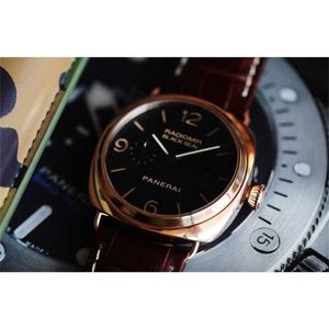 Panerei Submersible Watches Panerei Swiss Watch Sneak Series Movement Sapphire Mirror 44mm Importerad Cowhide Watchband Brand Sport Wristwa T72C