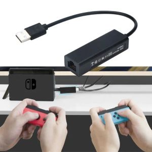 Karty 100 Mb/ s USB 3.0 Ethernet Karta sieciowa dla Nintendo Switch/ dla Wii/ dla WiiU LAN Adapter