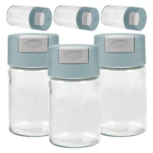 Dinnerware Sets 6 Pcs Tempero Jar Conjunto de recipientes reutilizáveis garrafas de condimento Sal