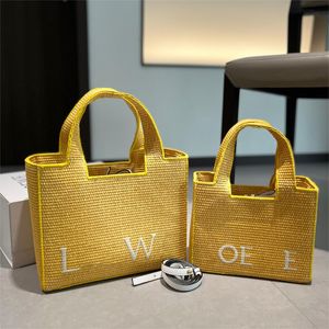 Tote bag Designer bag Beach bag Women's handbag Embroidered Shopping bag Grass Woven Vegetable Basket French style shoulder bag luxury crossbody bag