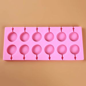 Moulds Cute Flower And Round Lollipop Silicone Mold DIY Fondant Mold Chocolate Fudge Mold Baking Utensils Cake Mold Kitchen Accessories