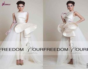 2019 Новое прибытие вечерние платья Azzi Osta Speical Design Design Design Resomeveless Ivory Special Enday Dress Формальные вечерние платья Женщины PAN8710953