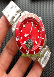 3 Color Pelagos M25600TN0001 Red Date Dial Japan Miyota 8215 Automatic Mens Watch 316L stainless steel Case 316L Steel Band Sport6688111