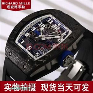 Automatisk Chronograph Watches RM Luxury Wristwatches Swiss Made Limited Edition Herr Series NTPT COBOL FIBER Automatic Mechanical Mens Watch RM 029 WI HGU3