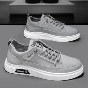 2024 Scarpe casuali di vendita casual bianca bianca scuro scuro scuro grigio da uomo scarpe da business sneaker traspiranti size39-44 GAI