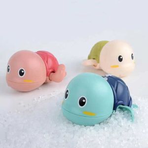 Baby Bath Toys Cute Cartoon Toddler Bath Toys Wind-Up Turtle Badrum Baby Clockwork Animal Toy