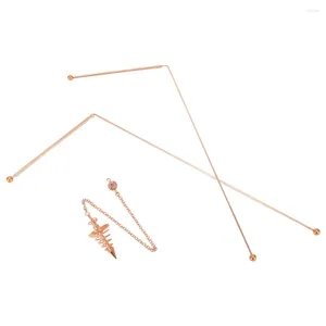 PCS Sticks Detector Rod Copper Probe Double Round Ball Head For Water Treasure Finding Metal Probing Tool Mätning