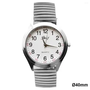 Нарученные часы Высококачественные серебряные эластично
