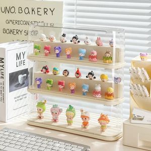 Figure Storage Box With Lid Ornaments Dust Proof Transparent Acrylic Boxes Organizer Locker Blind Display Figures Action Mini 240411