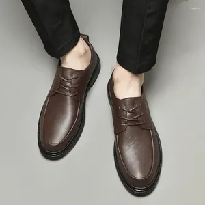 Casual Shoes Genuine Leather Men Mens High Quality Loafers 2024 Classic For Wedding Male Comfortable Office Shoe