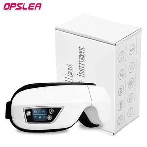 Ögonmassager med smart airbag Komprimera vibrationsvärme Eye Care Instrument Bluetooth Music Massage Relax Improving Eye Trötthet 240424