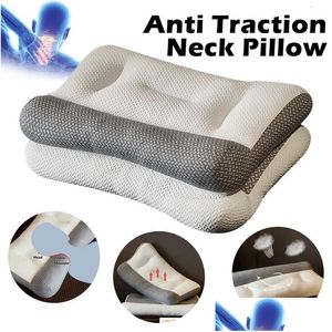 Pillow Super Ergonomic Orthopedic All Slee Positions Cervical Contour Neck For And Shoder Pain Relief 230626 Drop Delivery Home Garden Dh712