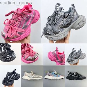 Infants balencigaas Sneakers balanciagalies Shoes Kids Pink Casual Designer 3xl Track 10 Pink Trainers Black White Mesh Comfortable Nylon 90 Sneaker Shoelac HUFG