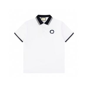 mens polo shirt designer polos shirts for man fashion focus embroidery snake garter little bees printing pattern clothes clothing tee black and white mens t shirt A8