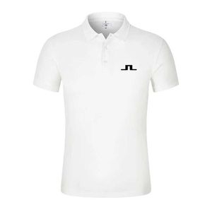 Herren Polos Summer Men Shirt J Linindeberg Jersey Casual Short Slve Atmungsfreie hoch Quty Herren Polo T-Shirt Top T240425