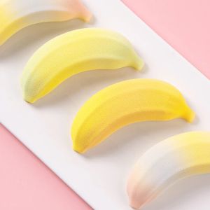 Mögel meibum banan eller äpple design frukt mousse tårta mögel mat klass silikon kakor mögel kök baksida efterrätt bakverktyg