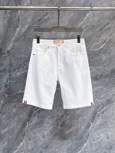 Top Denim Shorts Brand Beach Casual Shorts Rock Roll Spodnie Summer Dżins Mens Print Streetwear Hip Hop Y2K
