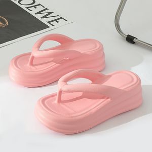 Designer household Flip Flops Scuffs slippers slides women sandals light pink yellow green white womens Straw scuffs size 36-41 GAI