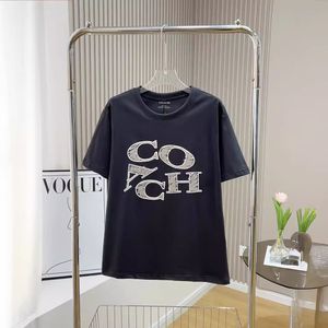 Ch Summer Men Women Designers T Shirts Designer TOPSレタープリント特大の短袖のスウェットシャツTシャツ