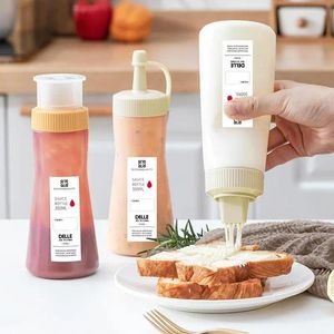 Storage Bottles 350ml Sauce Bottle Condiment Squeeze For Ketchup Leak Proof Empty Squirt Honey Syrup Dispenser Mustard