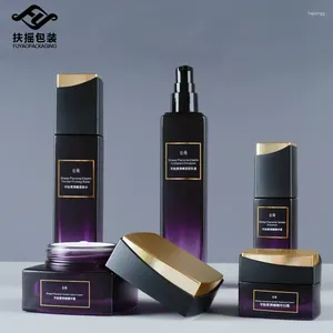 Bottiglie di stoccaggio bottiglia bottiglia di fascia alta prodotto per la cura della pelle essence olio essenziale 30 crema cosmetico set di vetro