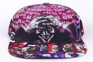 DC Comic The Joker Brand Snapback Cap Fashion Print Men Women Adjustable Baseball Caps Adult Hip Hop Hat4031923