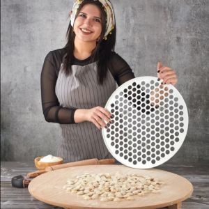 Mögel ravioli maker gör patty deg press manti mögel pelmeni pasta mögel dumpling kök verktyg kök diy 19 hål