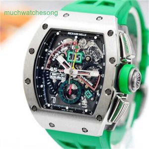 Relógios de pulso de luxo RM RM MECÂNICO AUTOMÁTICO SPORTS RESPOSTA MILLER/RM MEN's WATL