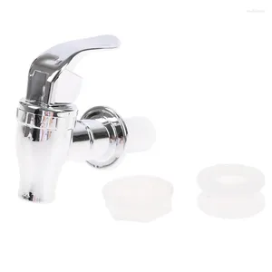 Bathroom Sink Faucets Silver Glass Wine Bottle Faucet Jar Barrel Water Tank 1PC