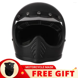 Caschi da moto Cafe Casco Racer Casco Moto Capacete Madhill Downhill Am Dh Cross Cross Face Full Full Full Japanese in stile Corea Casuqe Dot