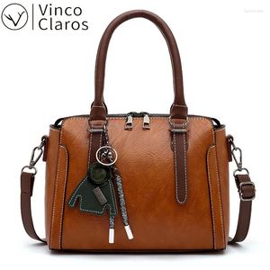 Bag Vintage PU Leather Designer Handbags High Quality Hand Bags For Women 2024 Shoulder Crossbody Purse Sac A Main