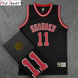 Hipjazer Grand Slam-Playing Shohoku 14 Hisashi Mitsui 11# Rukawa Kaede Jersey Sportswear Basketball Hip-hop Jersey 240425