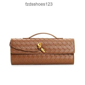 Lock Purse Lady Women Botteggas Cross Venets Diagonale Single Bag Hardware lungo Nuovi Borse fatte a mano Fibbia francese intrecciata 2024 clutch andiamo c1nt