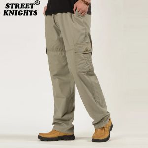 Pants 2023 Men Pants Large size Big 6XL Plus Men's Cargo Pants Trousers For Men Sports Pants Military Style Trousers Jogger Pants Male