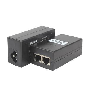 24V/48V 0.5A/1A Desktop POE Power Injector Ethernet Adapter Surveillance CCTV for IP Camera Power Supply