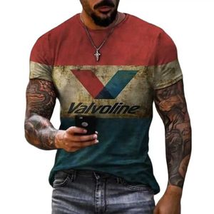 メンズTシャツ夏の新しいグラフィックカジュアルショートスルベッドTシャツメンズサイズのストートウェア3Dデジタル印刷大型サイズ男性T240425のトップTS