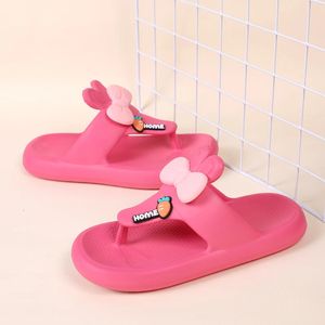 Summer Summer Bowknot Flipfflops Slifori carini e confortevoli sandali per scarpe da spiaggia per esterni 2023 Large 240420