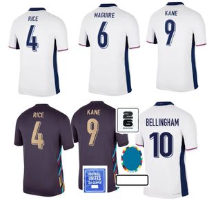 2024 Englands Bellingham piłka nożna 150 lat 23 24 25 Drużyna narodowa Toone Football Shirt White Kane Sterling Rashford Sancho Grealish Men Kit Kit