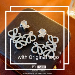 Loewe Designer Jewelry Stud Quality Earrings Loews Designer Jewelry Earrings Womens Solid Solid Girlend for Fighn and Wife Wedding Party無料配送698