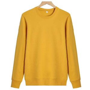 Style Spring Autumn Solid Sweter okrągły z zapętloną bluza z kapturem, mundur klasowy dla mężczyzn i kobiet, z kapturem z kapturem z długim rękawem