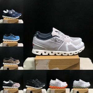 Bulut 5 Push Eclipse Chambray Tasarımcı Koşu Ayakkabıları Underhed Beyaz İnci Zeytin Siyah Alev Surf Cobble Coluds Erkek Kadın Trainer Sneaker Boyut Boyut